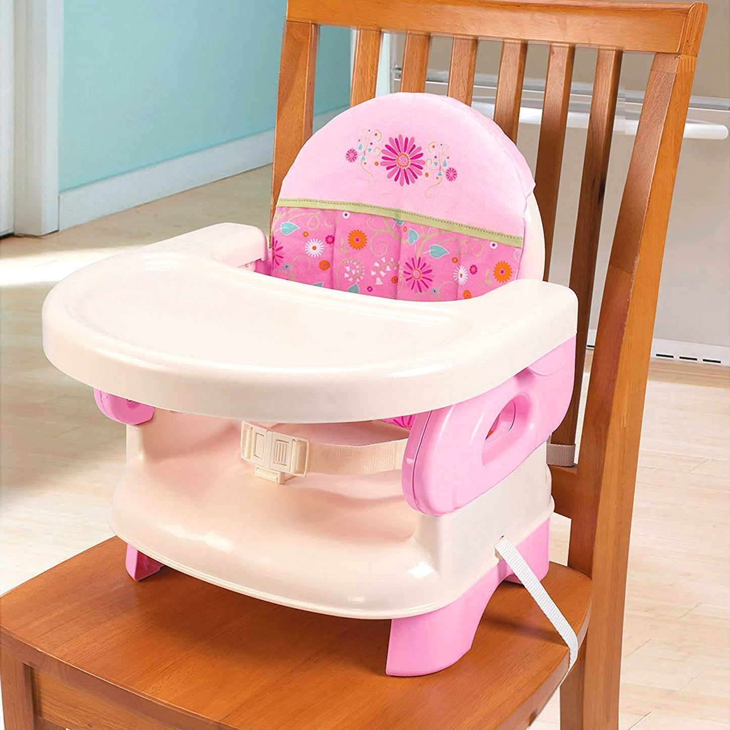 Summer Infant Deluxe Folding Booster Pink Happiness (6M To 24M) | Distress Box - Toys4All.in