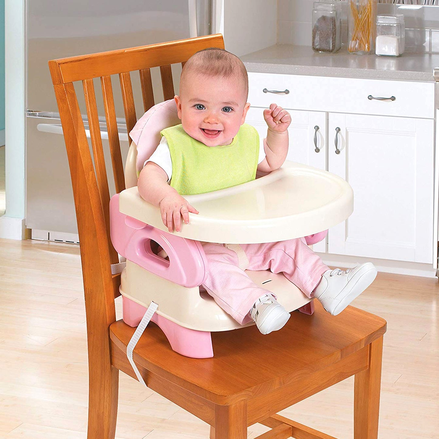 Summer Infant Deluxe Folding Booster Pink Happiness (6M To 24M) | Distress Box - Toys4All.in
