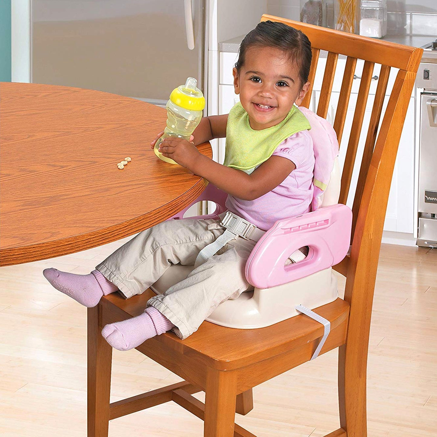 Summer Infant Deluxe Folding Booster Pink Happiness (6M To 24M) | Distress Box - Toys4All.in