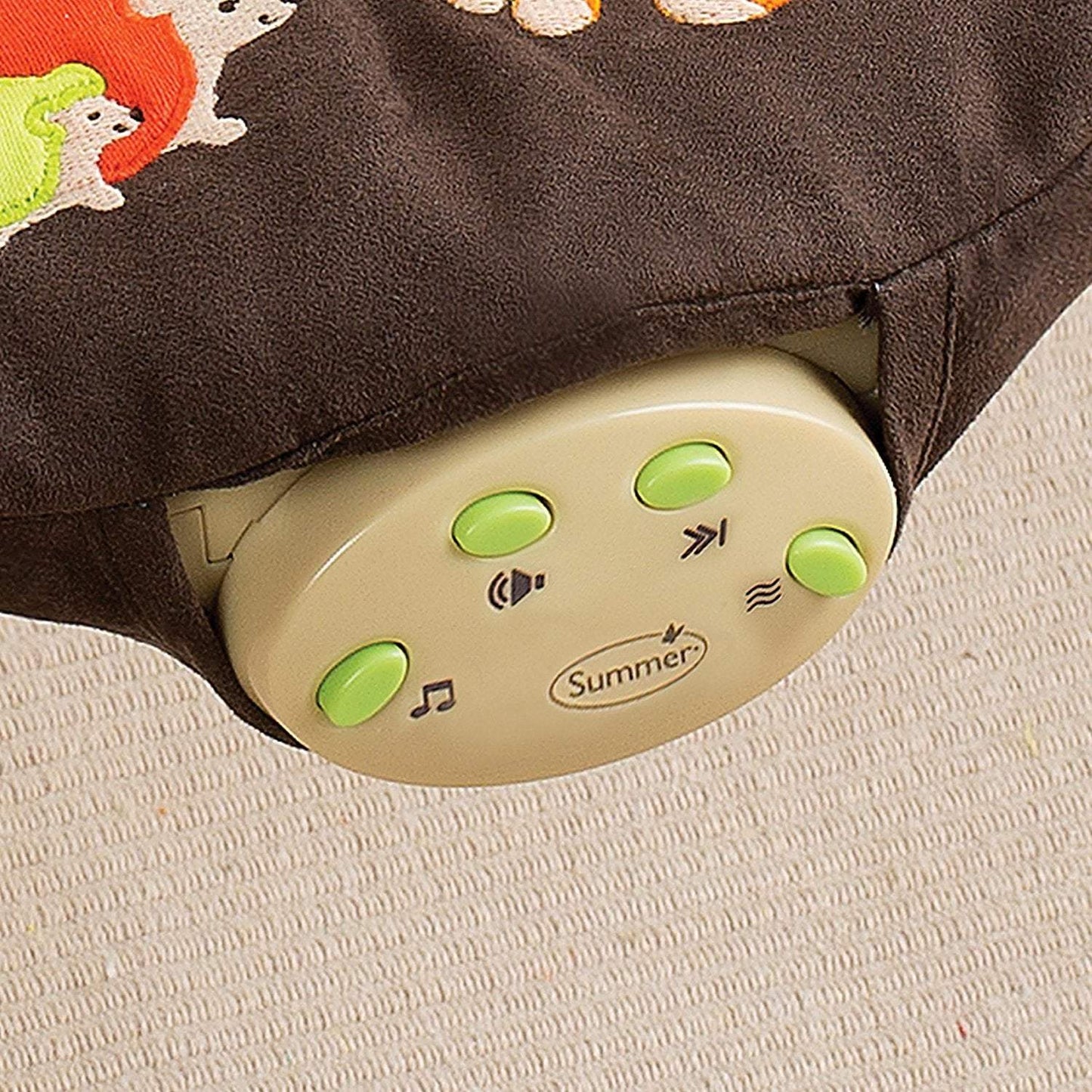 Summer Infant Fox & Friends Bouncer - 2L Brown || Birth+ to 6months - Toys4All.in