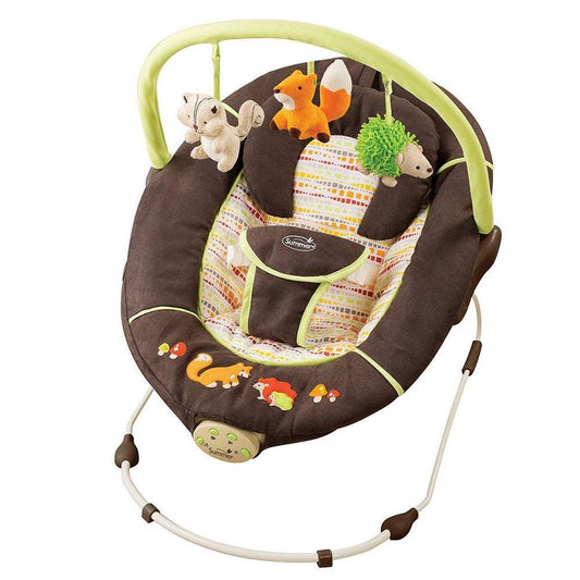 Summer Infant Fox & Friends Bouncer - 2L Brown || Birth+ to 6months - Toys4All.in
