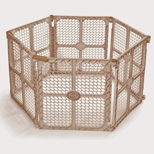 Summer Infant Playsafe Playard-6 Panel Beige color (3 months to 36 months) - Toys4All.in