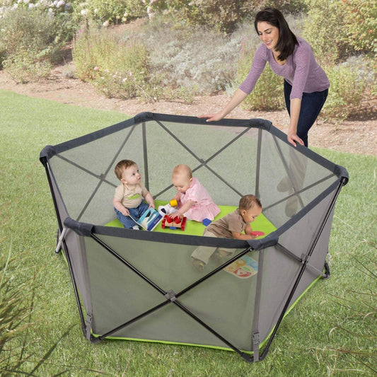 Summer Infant Pop N Play Portable Playard Black (3M to 36M) - Toys4All.in