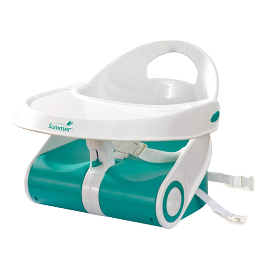 Summer Infant Sit 'N Style Fold Up Booster (1L) Teal & White - Toys4All.in