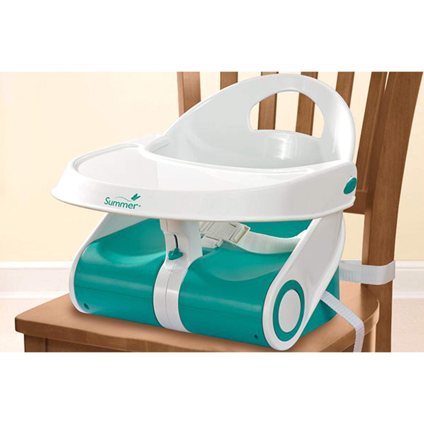 Summer Infant Sit 'N Style Fold Up Booster (1L) Teal & White - Toys4All.in