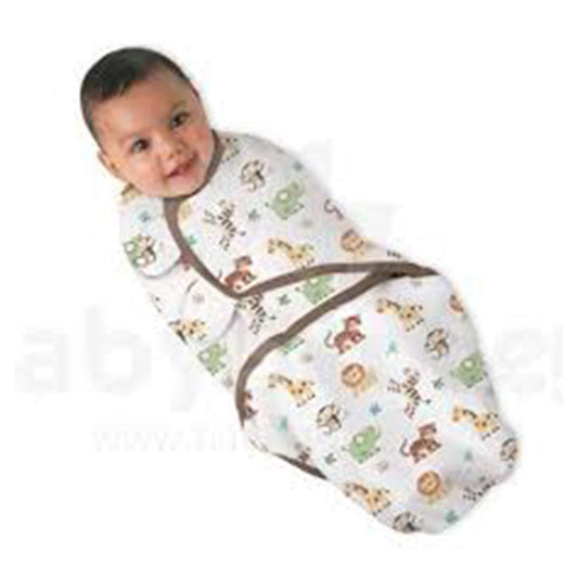 Summer Infant Swaddleme Sm 1 Pk Swaddle Jungle || Birth+ to 12months - Toys4All.in