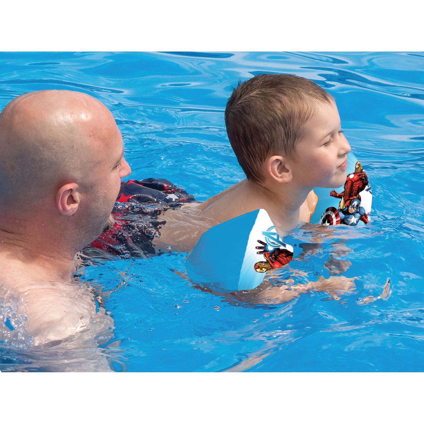 Marvel Avengers Inflatable Swimming Armbands, Floats Water Wings Arm Bands Floater Sleeves Swimming, Armlets for Kids || 3-8 Years - Toys4All.in
