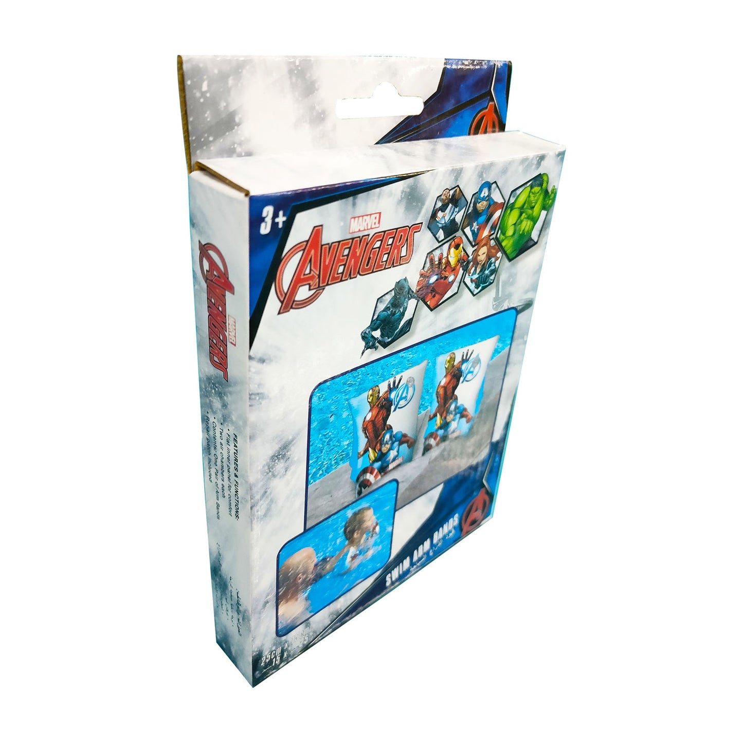 Marvel Avengers Inflatable Swimming Armbands, Floats Water Wings Arm Bands Floater Sleeves Swimming, Armlets for Kids || 3-8 Years - Toys4All.in