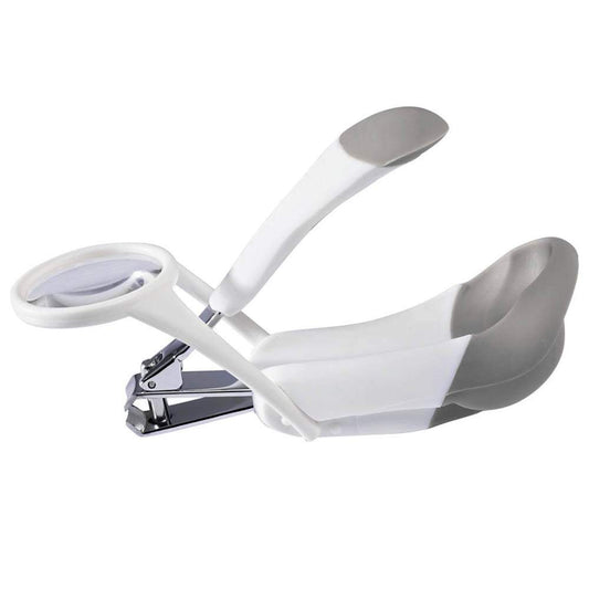 The First Years Nail Clipper W/ Magnifier White & Grey || Birth+ to 12months - Toys4All.in