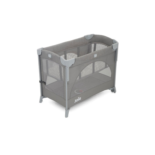 Joie Kubbie Sleep Playard - Fashion Foggy Gray - Birth+ to 15kgs