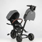 Qplay Stroller Comfo Max 8in1 Grey 10 to 72 Months - Open Box