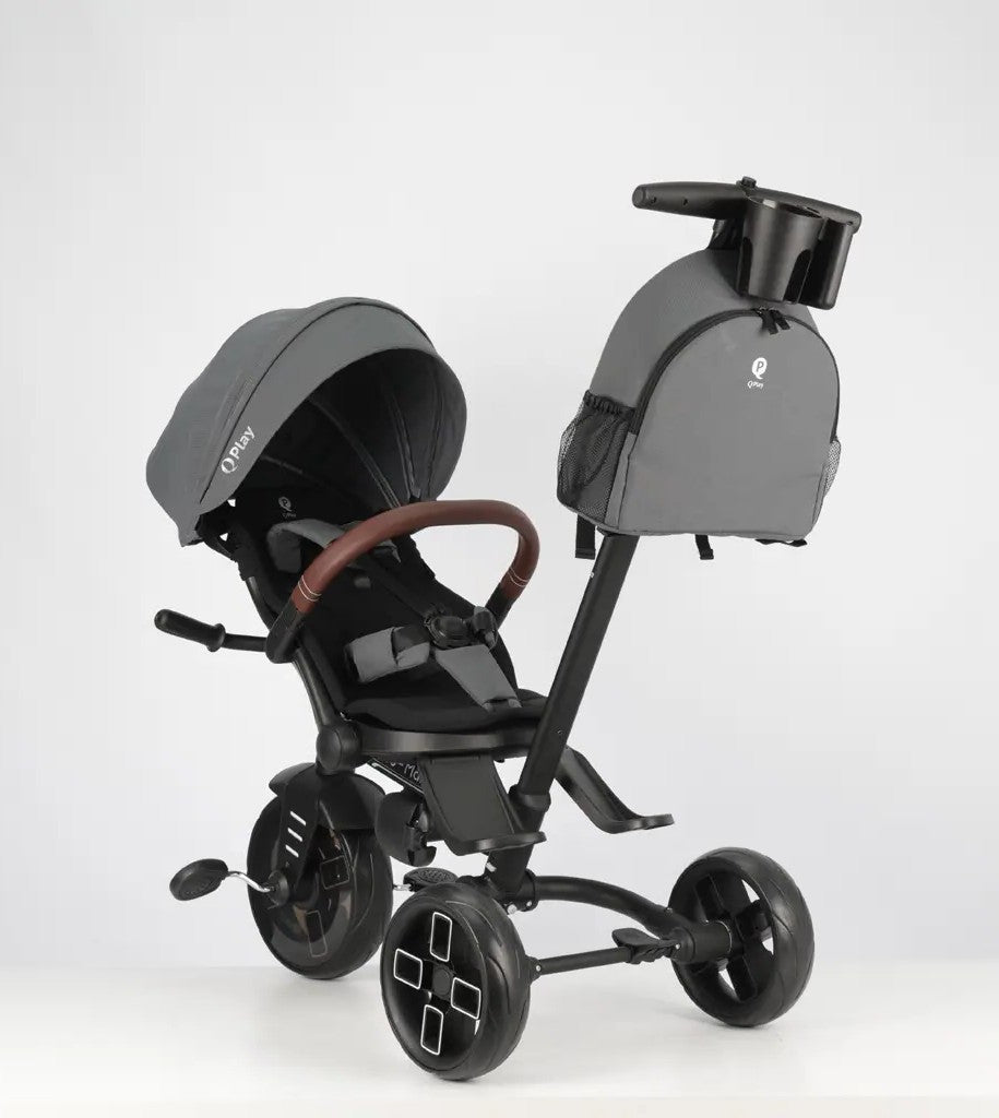 Qplay Stroller Comfo Max 8in1 Grey 10 to 72 Months - Open Box