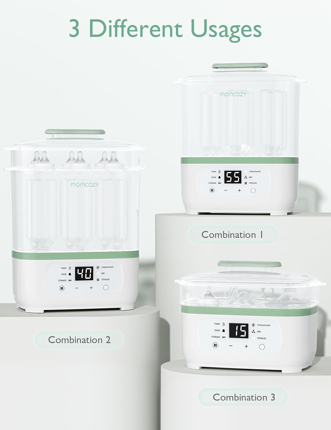 Momcozy Sterilizers & Warmer 8 in 1 Sterilizer and Dryer