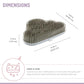 Melli Cloud Drying Rack  Grey Birth to 24 Months Plastic
