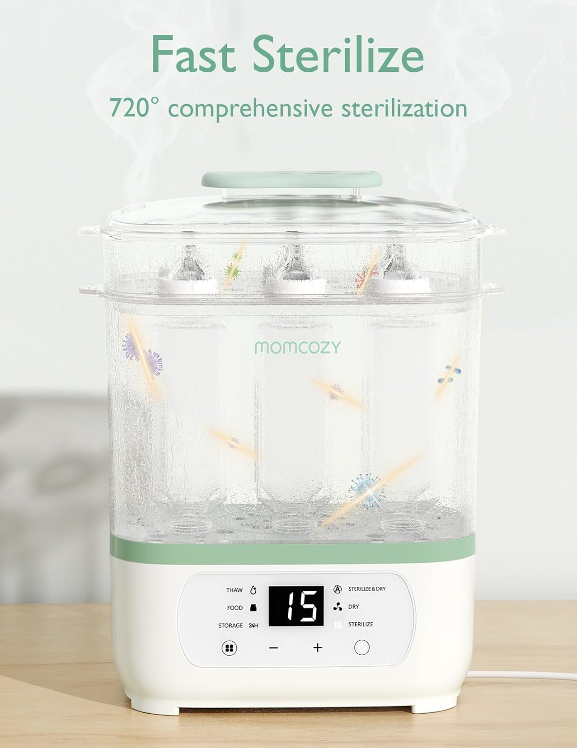 Momcozy Sterilizers & Warmer 8 in 1 Sterilizer and Dryer