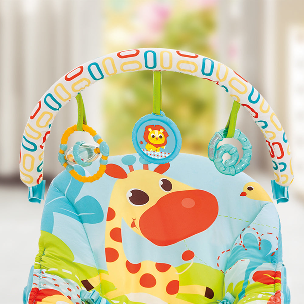 Mastela Music Vibrations Bouncer JUNGLE 1 Birth+ to 6M