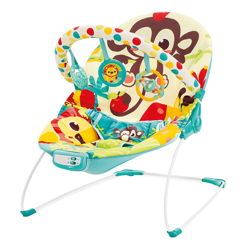 Mastela Music Vibrations Bouncer JUNGLE 1 Birth+ to 6M