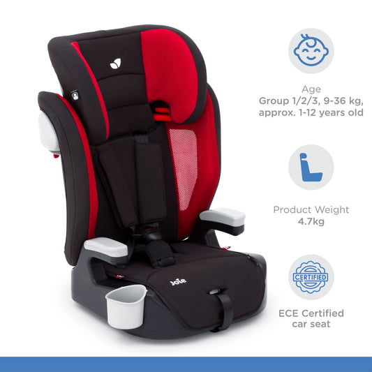 Joie Alevate Car Seat Rio Red 9Y To 12Y - Distressed