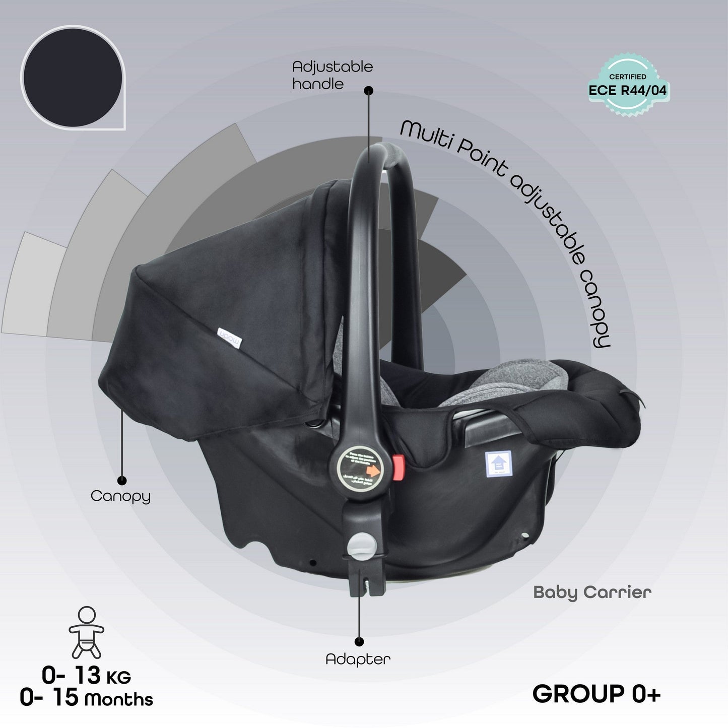 Moon Tres 3in1 Travel System Birth to 15 kg