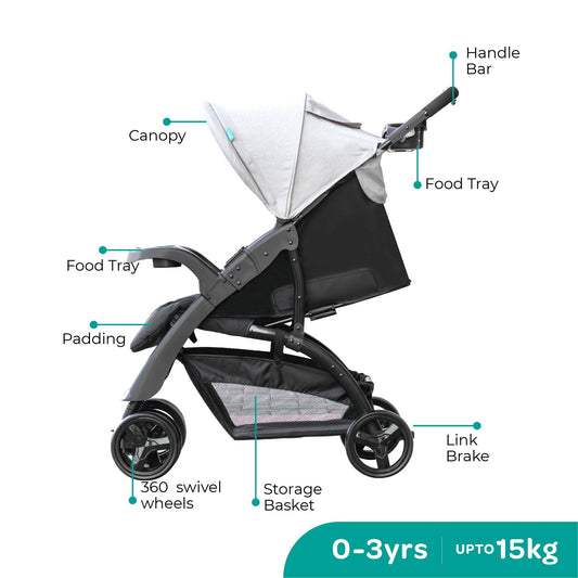 Moon Aria Go Travel System Birth to 15 kg - Open Box