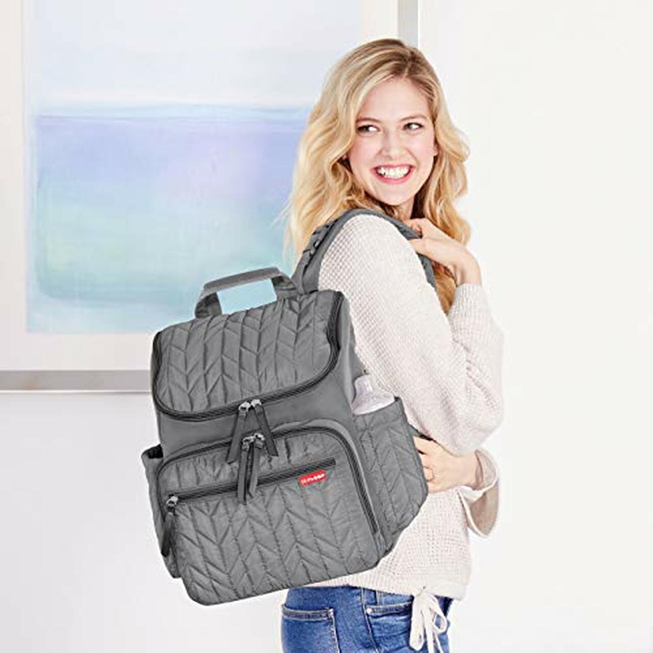 Skip Hop Grey Forma Backpack Diaper Bags Birth+ to 24months