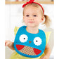 Skip Hop Zoo Fold & Go Silicone Bib 6months to 36months