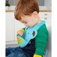 Skip Hop Zoo Fold & Go Silicone Bib 6months to 36months