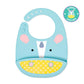 Skip Hop Zoo Fold & Go Silicone Bib 6months to 36months