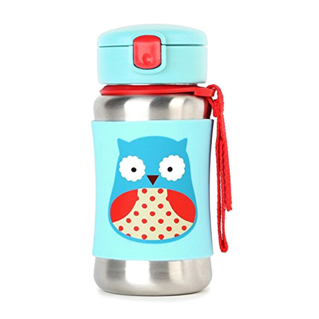 Skip Hop SS Sipper Zoo Stainless Steel Sports Bottle (3 to 6 Years)