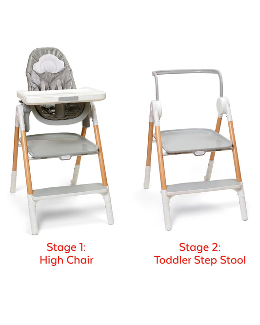 Skip Hop Sittostep High Chair 3Months To Adult Distress Box - Distressed