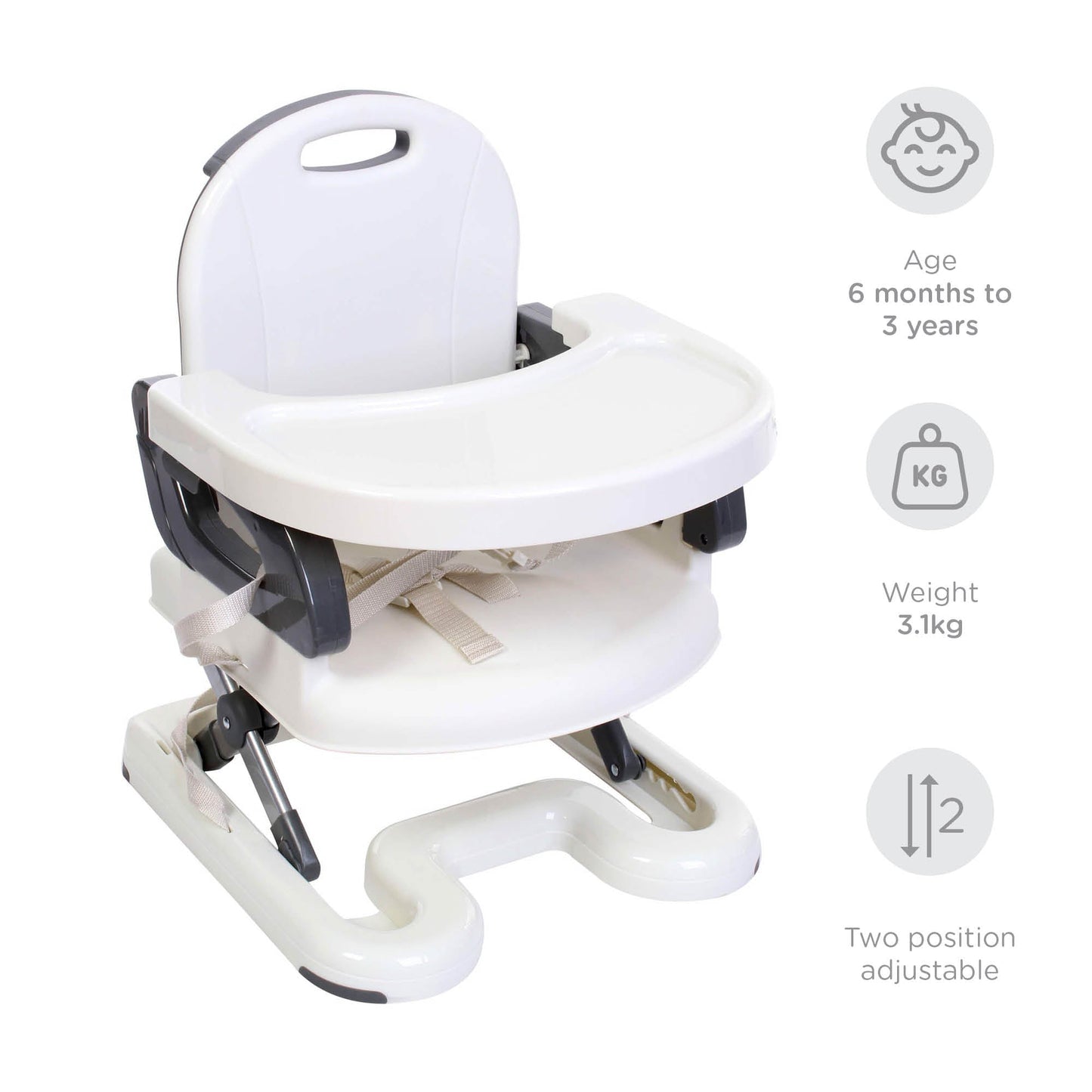 Mastela Booster Seat Fold Up Adjustable Chair (6 to 48 Months)