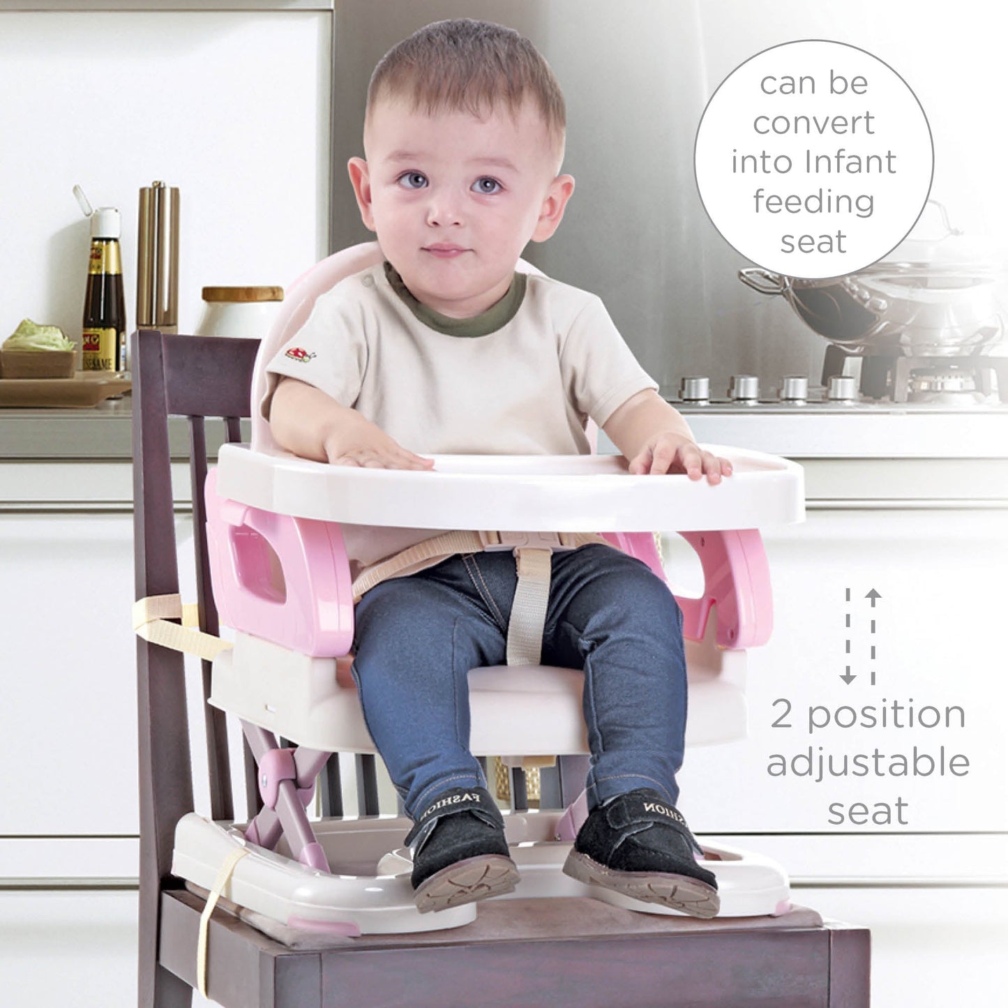 Mastela Booster Seat Fold Up Adjustable Chair (6 to 48 Months)