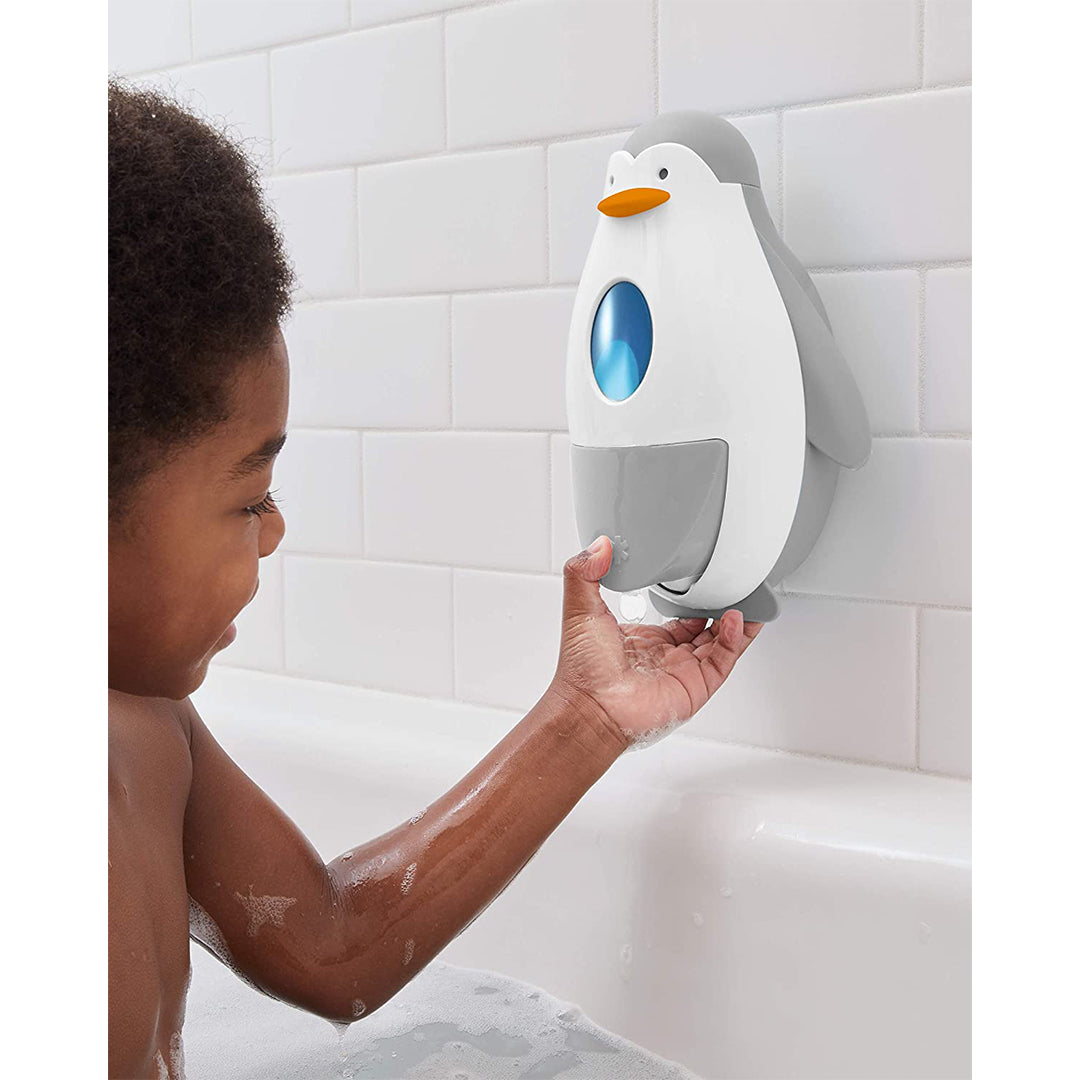 Skip Hop Soap Dispenser Soapster Soap Sanitizer Dispenser (6 to 48 Months) Penguin