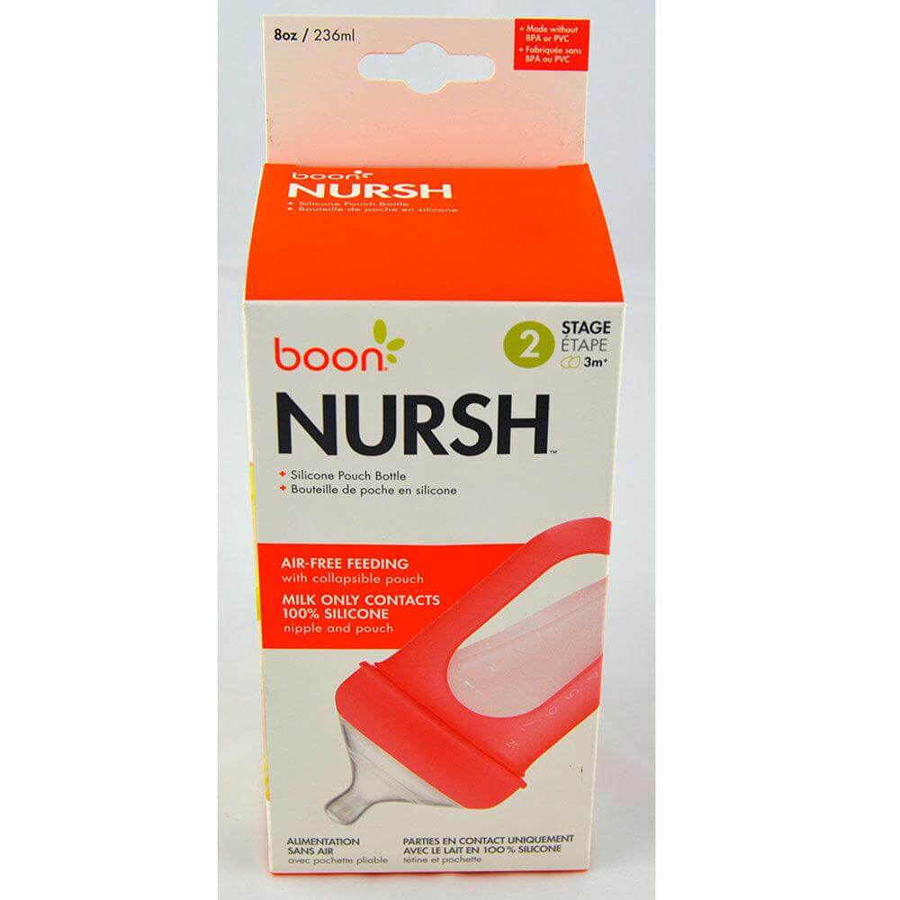 Boon Nursh 8Oz Grey Color Feeding Bottle || Birth+ to 12months - Toys4All.in