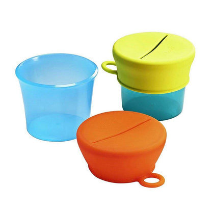 Boon Yellow & Orange Snug Snack Cup || 3months to 12months - Toys4All.in