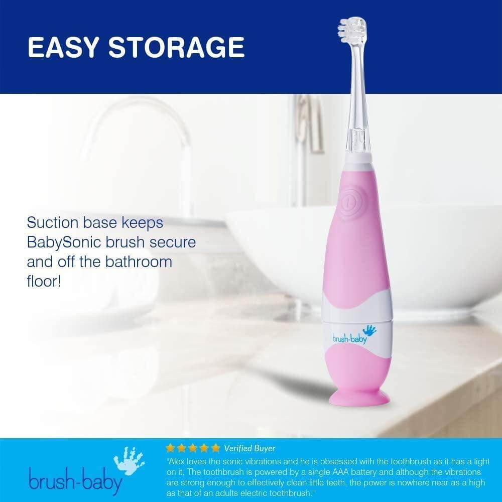 Brush Baby Babysonic Electric Toothbrush || Birth+ to 36months - Toys4All.in