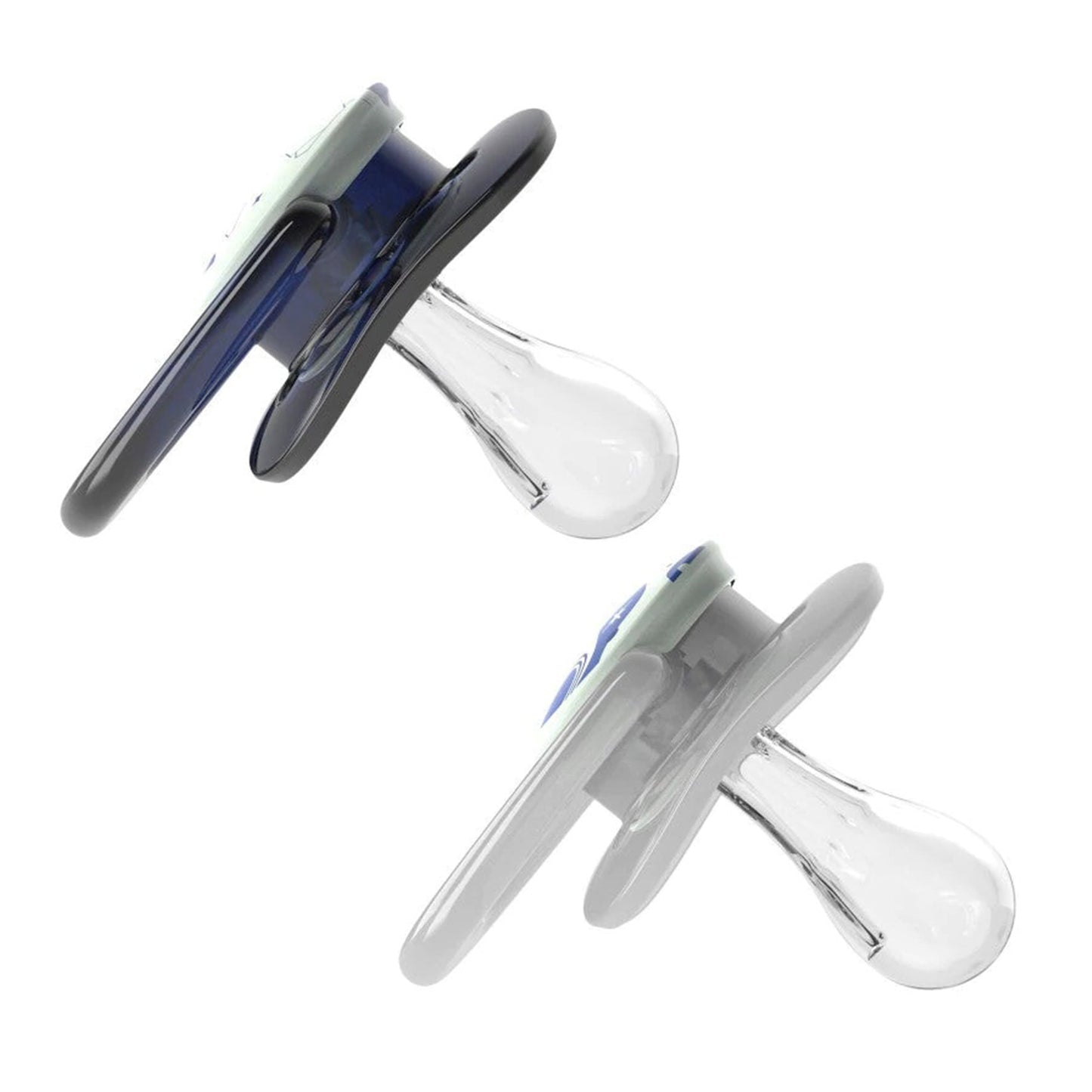 Dr. Brown Blue Advantage Pacifiers || Stage 2 ||  Glow in the Dark || Pack of 2 || 6Months to 12months - Toys4All.in