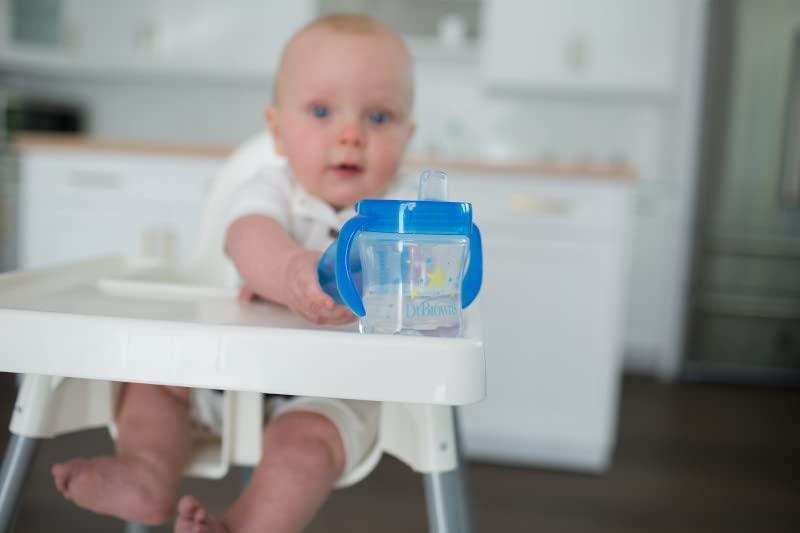 Dr. Brown Blue Soft-Spout Transition Cup || Used for 6months to 12months - Toys4All.in