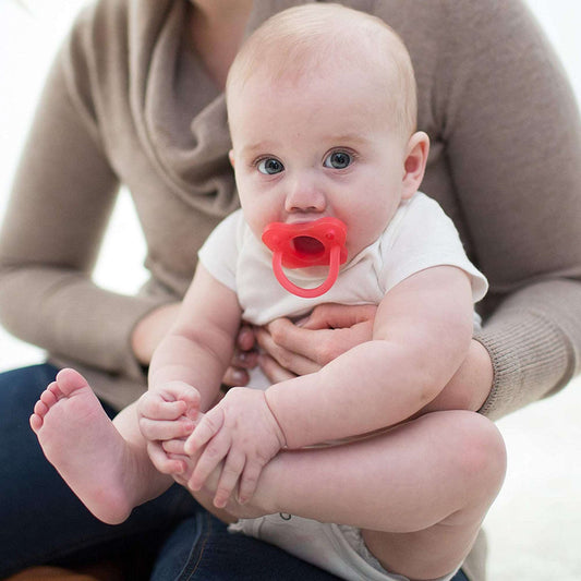 Dr. Brown Happy Paci Silicone One-Piece Pink Soother || Birth+ to 6months - Toys4All.in