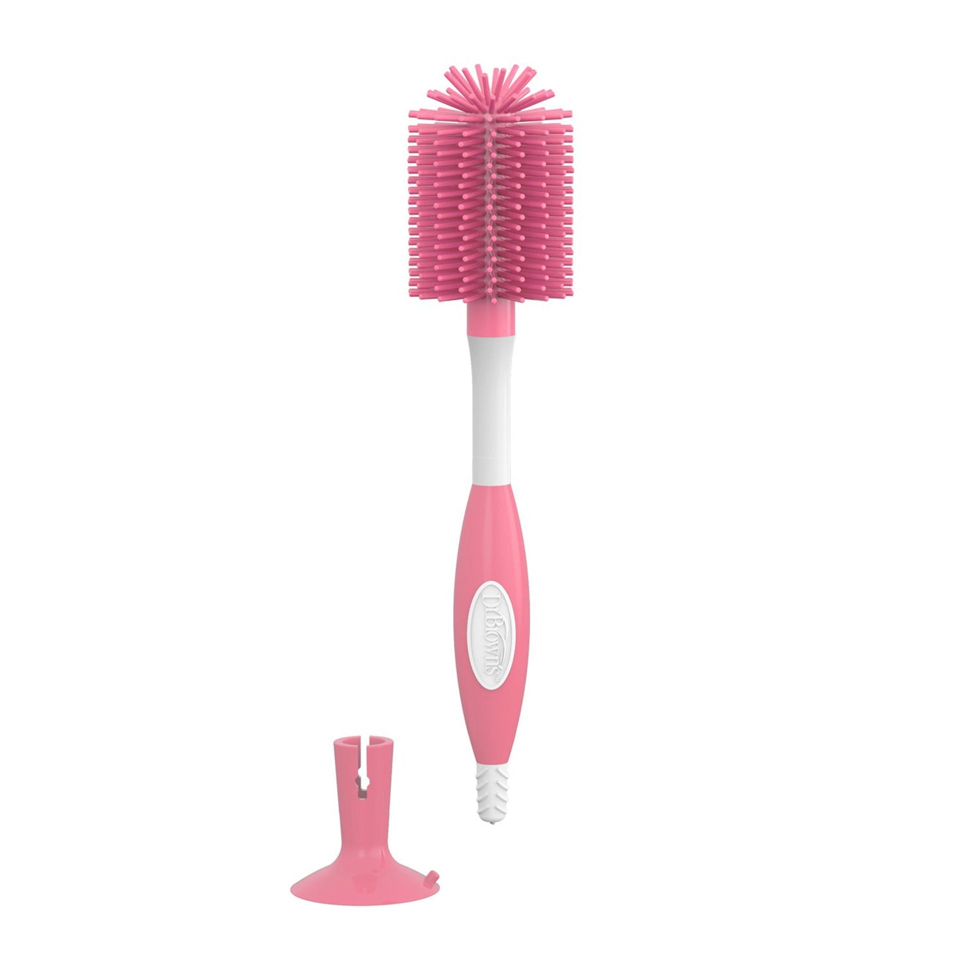 Dr. Brown Pink Soft Touch Bottle Brush || Birth+ to 24months - Toys4All.in