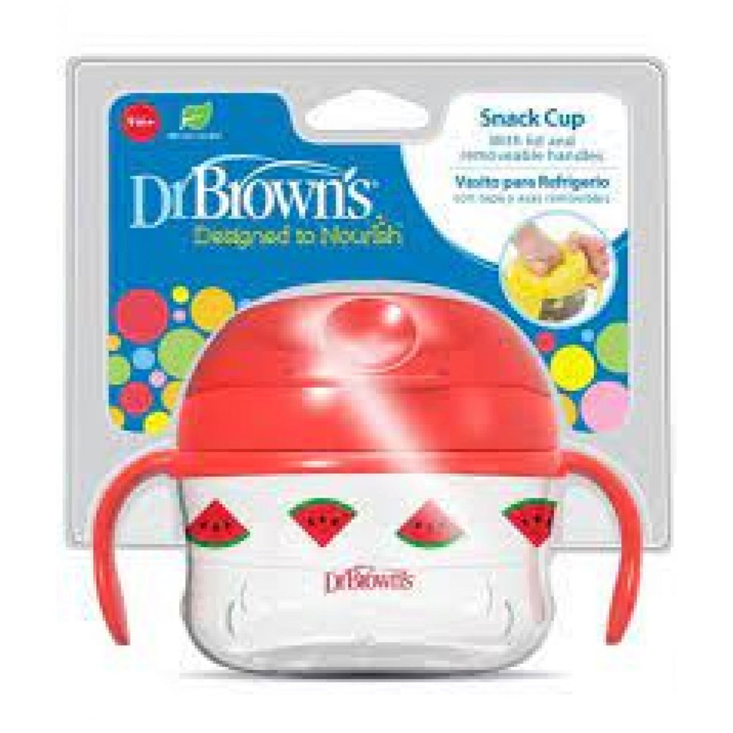 Dr. Brown Red Snack Cup || Used for 9months to 24months - Toys4All.in