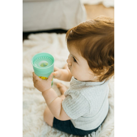 Dr. Brown Smooth Wall Cheers 360 Green Cup || 9months to 24months - Toys4All.in