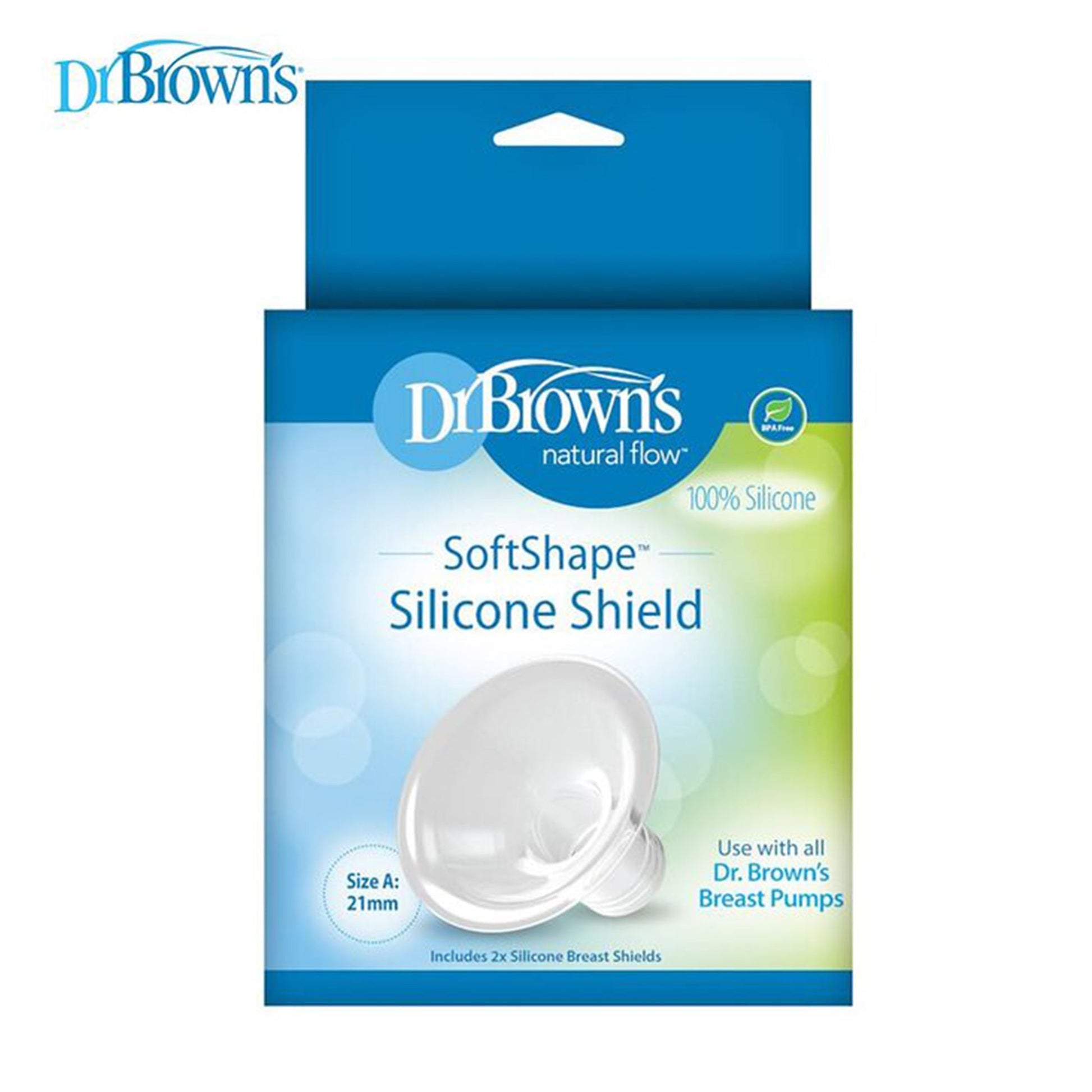 Dr. Brown SoftShape Silicone Shields || Pack of 2 || Size A || Used for Birth+ to 6months - Toys4All.in