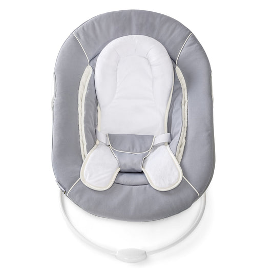 Hauck Alpha Bouncer 2in1 Rocker & Bouncer || Fashion-Grey || Used for Birth+ to 9M - Toys4All.in