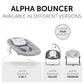 Hauck Alpha Bouncer 2in1 Rocker & Bouncer || Fashion-Light Grey || Birth+ to 9months - Toys4All.in