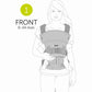 Hauck Close to Me Infant carrier | Fashion Black | Used for Birth+ to 9M - Toys4All.in