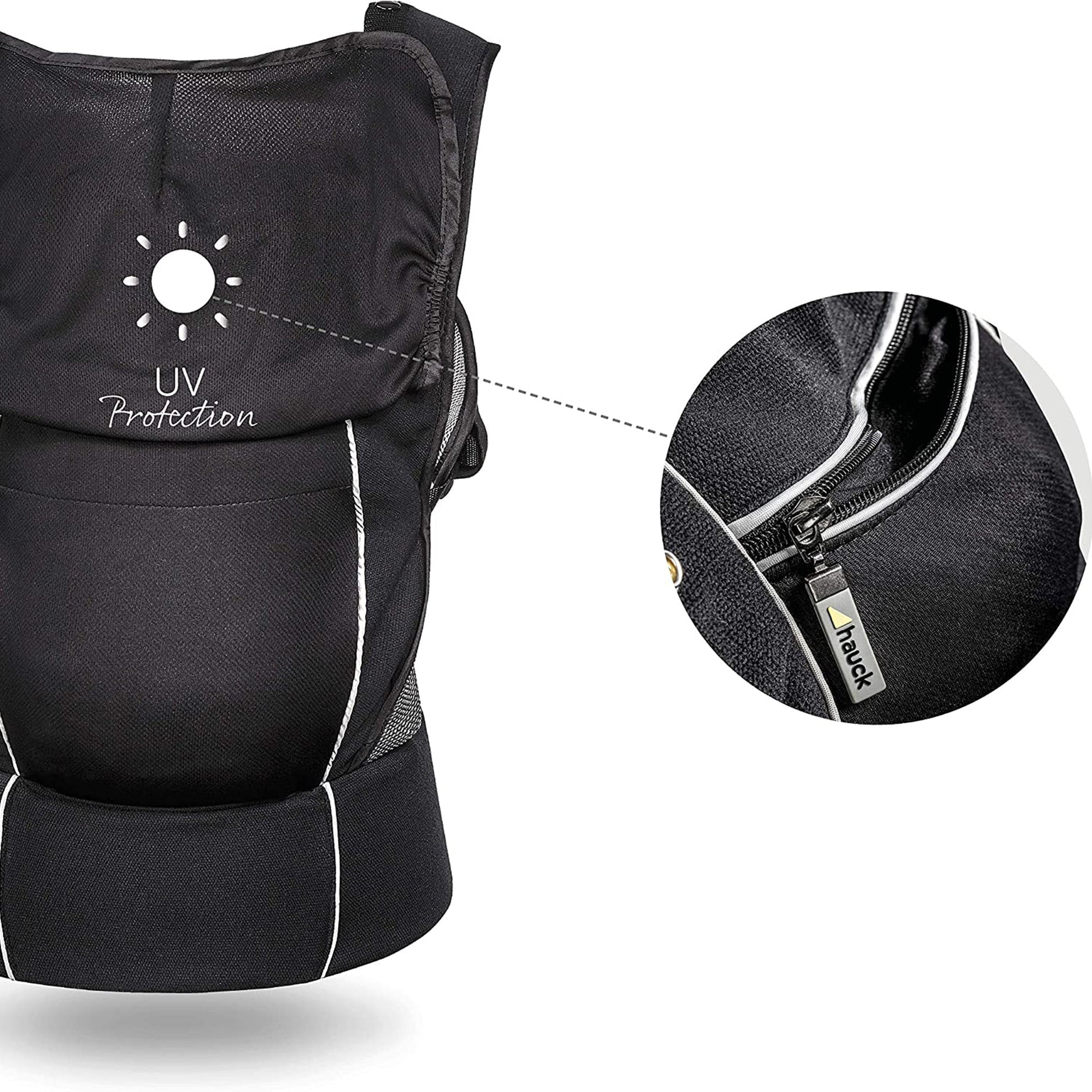 Hauck Close to Me Infant carrier | Fashion Black | Used for Birth+ to 9M - Toys4All.in