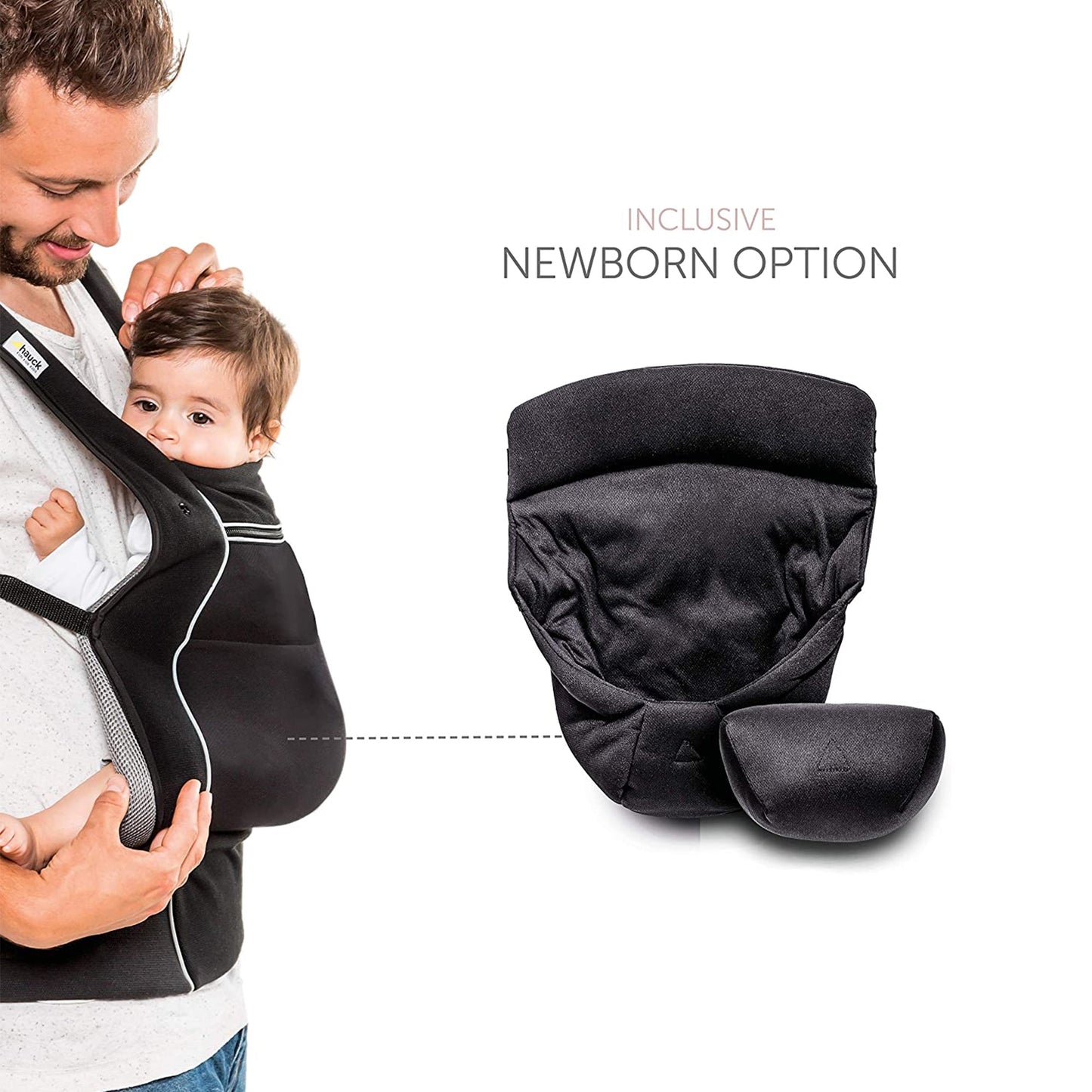 Hauck Close to Me Infant carrier | Fashion Black | Used for Birth+ to 9M - Toys4All.in