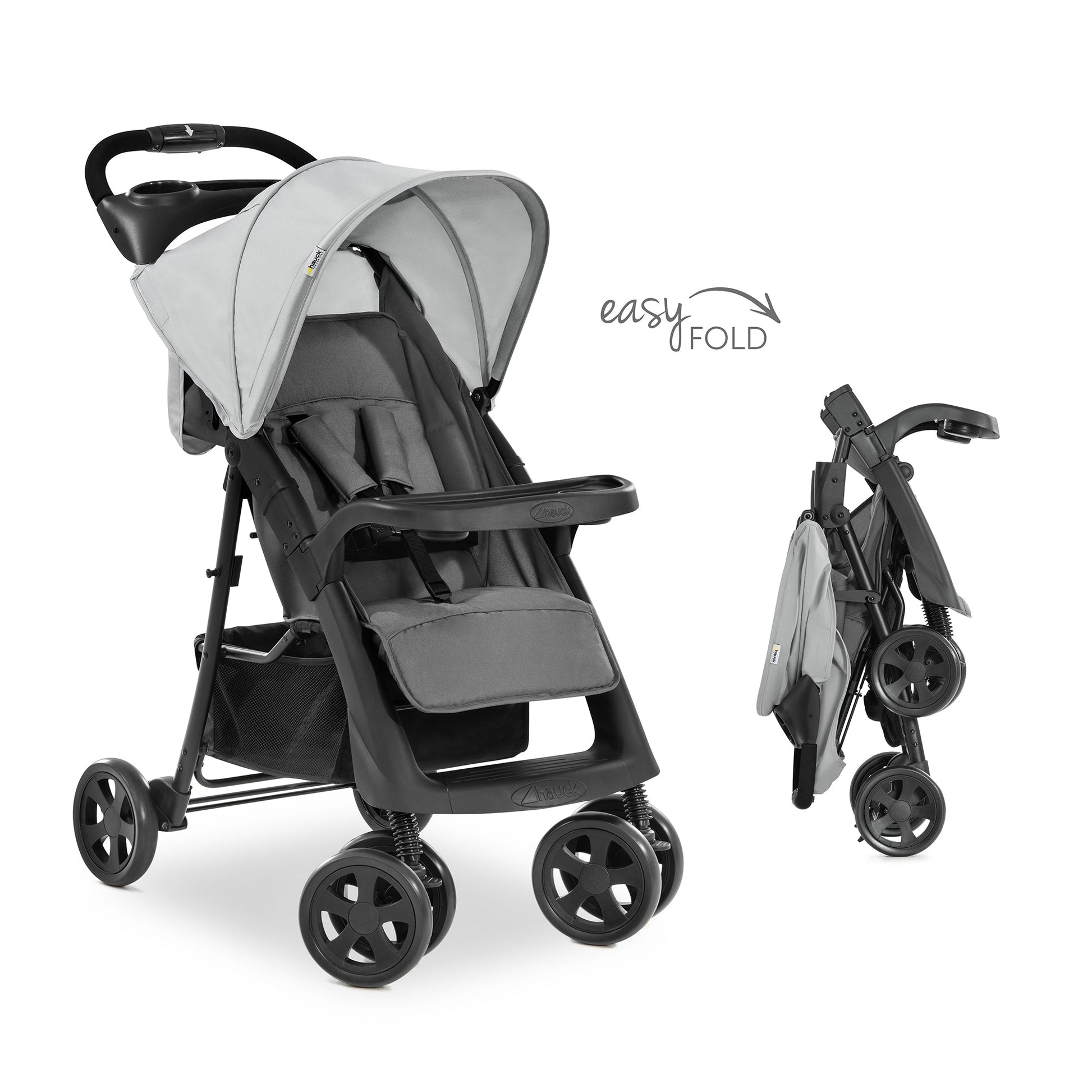 Hauck Grey Shopper Neo Stroller || Birth+ to 48months - Toys4All.in