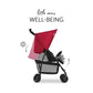 Hauck Red Color Sport Stroller || Birth+ to 36months - Toys4All.in